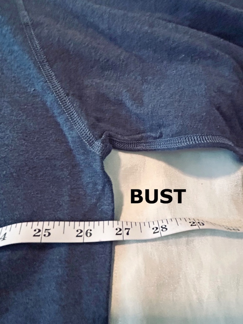 SWEATER, WOOL BLEND, MEDIUM BLUE, SIZE 2X, MADE IN CANADA!!, RIBBED CUFFS & HEM, - Picture 10 of 12
